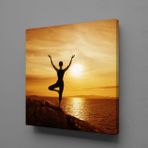 Technopa Doğadaki Meditasyon 50x50 cm Kanvas Tablo