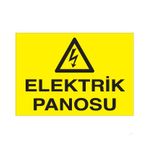 Technopa Elektrik Panosu Uyarı Levhası