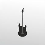 Technopa Elektro Gitar 20 cm Folyo Duvar Stickerı