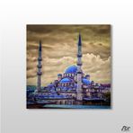 Technopa Fatih Camii 160x160 cm Kanvas Tablo