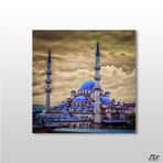 Technopa Fatih Camii 80x80 cm Kanvas Tablo