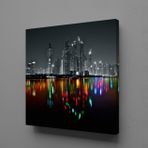 Technopa Gecenin Yansıması 40x40 cm Kanvas Tablo