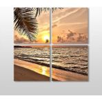 Technopa Gün Batımı 80x80 cm Kanvas Tablo