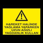 Technopa Hareket Halinde Uyarı Levhası