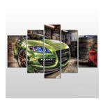 Technopa Hdr Araba 245x140 cm Kanvas Tablo
