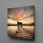 Technopa İskele 120x120 cm Kanvas Tablo