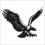 Technopa Kartal 200 cm Folyo Duvar Stickerı