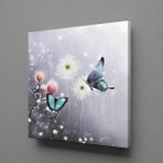 Technopa Kelebek 70x70 cm Kanvas Tablo
