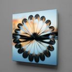 Technopa Kıvrımlar 110x110 cm Kanvas Tablo