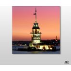 Technopa Kız Kulesi Istanbul 50x50 cm Kanvas Tablo