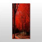 Technopa Kızıl Orman 50x75 cm Kanvas Tablo