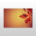 Technopa Kızıl Yaprak 120x80 cm Kanvas Tablo