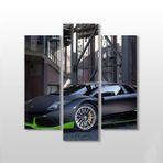 Technopa Lamborghini Araba 138x150 cm Kanvas Tablo