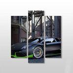 Technopa Lamborghini Araba 75x80 cm Kanvas Tablo