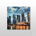 Technopa New York Manzara 200x200 cm Kanvas Tablo