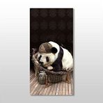 Technopa Panda 110x165 cm Kanvas Tablo