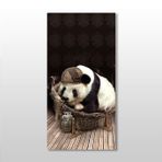 Technopa Panda 130x195 cm Kanvas Tablo