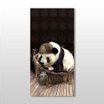 Technopa Panda 140x210 cm Kanvas Tablo