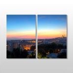 Technopa Paris Manzaralı 60x50 cm Kanvas Tablo