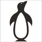 Technopa Penguen 160 cm Folyo Duvar Stickerı