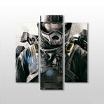 Technopa Robot 3D 97x100 cm Kanvas Tablo