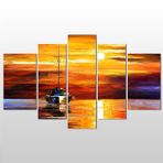 Technopa Sandal Yağlı Boya 155x90 cm Kanvas Tablo