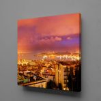 Technopa Şehir Manzarası 120x120 cm Kanvas Tablo