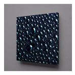Technopa Su Damlaları 70x70 cm Kanvas Tablo