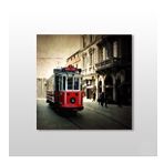 Technopa Tramvay Istanbul 110x110 cm Kanvas Tablo