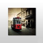 Technopa Tramvay Istanbul 30x30 cm Kanvas Tablo