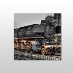 Technopa Tren Yaklaşırken 100x100 cm Kanvas Tablo
