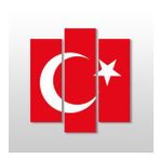 Technopa Türk Bayrak 120x130 cm Kanvas Tablo