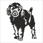 Technopa Yavru Köpek 130 cm Folyo Duvar Stickerı