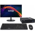 Technopc Set Intel Celeron 128GB SSD 4gb 21.5 Fhd W10P Wıfı + OFFICE2024(OUTLET) - Siyah
