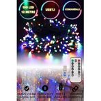 TechnoSmart 100 Ledli Usbli Kumandalı 8 Modlu Şerit Led Işık Parti Süsleme Organizasyon RGB