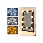 TechnoSmart 10ledli Usbli Makyaj Aynası Lambası Hollywood Tarz Dekorasyon Aydınlatma Banyo Ciltbakım