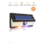 TechnoSmart 190 Ledli Çakarlı Hareket Sensörlü Solar Güneş Enerjili Led Bahçe Lambası Şarj Olabilen