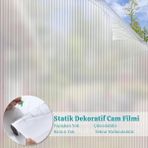 Technosmart Buzlu Desenli Statik Cam Kaplama Filmi 60CMX100CM PVC Ofis Dekorasyon Özellikleri - 60 x 100 cm