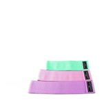 Technosmart Loop Band Direnç Bandı Spor Egzersiz Aerobik Pilates Squat Lastiği Fitness Yoga - Yeşil - Pembe