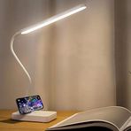 TechnoSmart Usb Şarjlı Beyaz Telefon Tutucu Masa Lambası Farklı Renk Seçenekli Şık Gece Lambası Ofis
