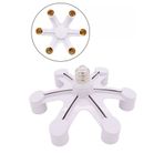TechnoStation E27 6Lı Duy Çoğaltıcı - Lamba Duy Çoklayıcı - E 27 6 In 1 Ampul Duy Çoğaltma Studio Lamp