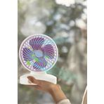 TechnoStation Fan Soğutucu Mini Vantilatör Klima Güçlü Serinletici Taşınabilir Şarjlı Masa Üstü Sessiz