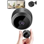 TechnoStation Güvenlik Kamerası, 1080P HD WiFi Mini Kamera, Ev Güvenlik Kamerası, 150 Derece Kablosuz