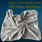 Technow Euphrate Softtex 75X55 Mikrofiber 750GSM Oto Kurulama Temizlik Alman Kirpi Tank Bezi - Gri