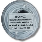 Technozi 48 Tel 20 Metre Uydu Kablosu
