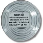 Technozi 48 Tel 35 Metre Uydu Kablosu
