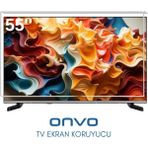 Technozi 55" 140 Ekran Tv Ekran Koruyucu Ekran Koruma Paneli 3mm - 55 inç