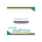 technozi 8 Port 10 / 100 Mbit Internet Hub Hup Çoğaltıcı Ethernet Switch Kablo Dağıtıcı Splitter