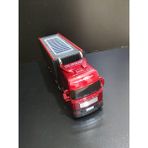 Technozi Handsfree Güneş Enerjili Bt V5.4 Fm Radio Type-C Bluetooth Tır Hoparlör Solar Ses Bombası - Kırmızı Siyah