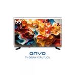Technozi Onvo Uyumlu 55" İnç 140 Ekran Tv Koruyucu Kırılmaz Paneli